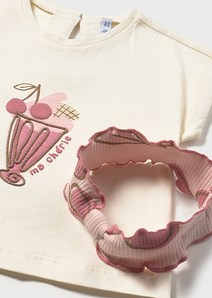 Mayoral súprava s čelenkou Peony 2