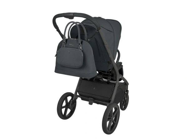 KikkaBoo Kočík 2v1 Goya Platinum GRAPHITE 14