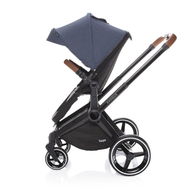 SET Podvozek Evoque + Farebný set ku kočárku Evoque, B/BR_Jeans 3