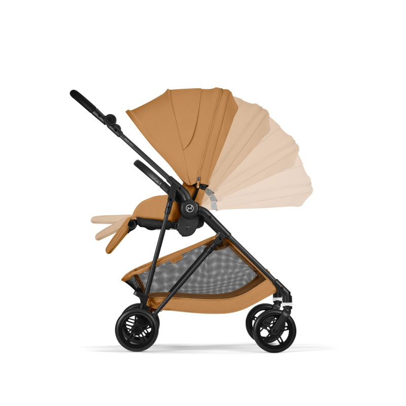 Cybex Melio Carbon 2026 - CINNAMON YELLOW, ľahká bugina 9