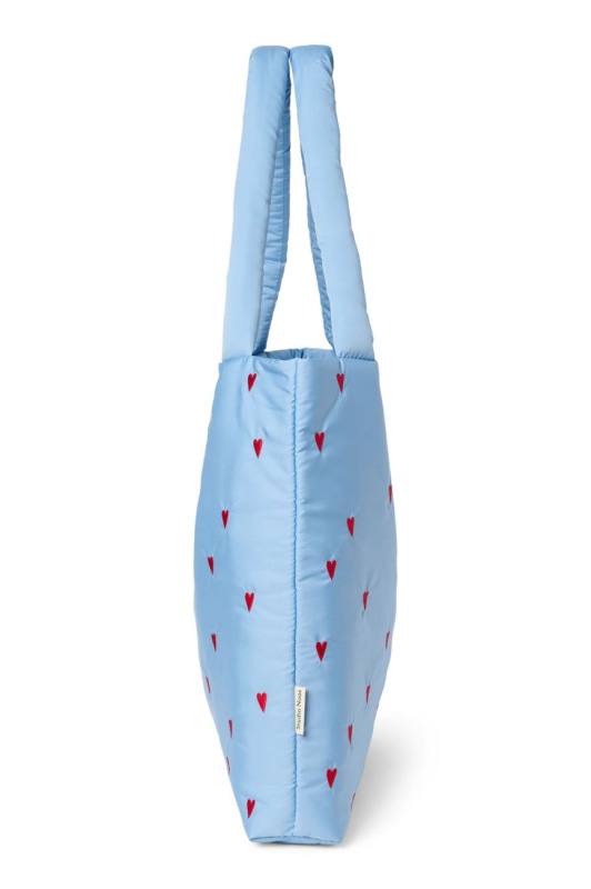 STUDIO NOOS - Puffy MOM BAG | Light Blue Hearts 3