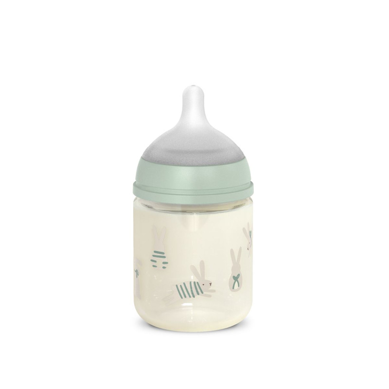 SUAVINEX | Fľaša sklo WONDERLAND NEW 120 ml fyziologická SX PRO +0 SF - zelený králik 3