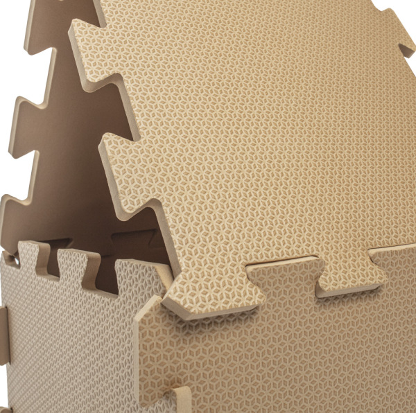 Penová podložka Puzzle 30x30 cm 9ks, Hazel Brown 8