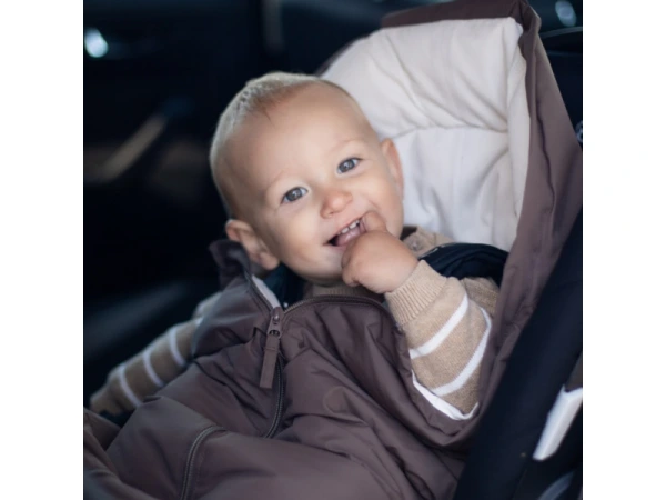 Fusak do kočíka / autosedačky Ferd Maxi Brown 1
