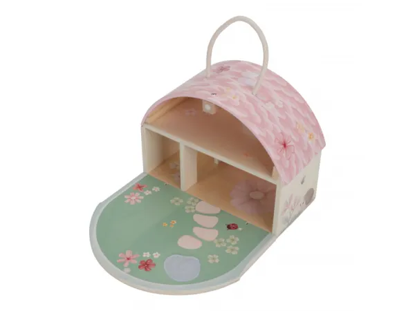 Domček pre víly drevený prenosný Fairy Garden 5