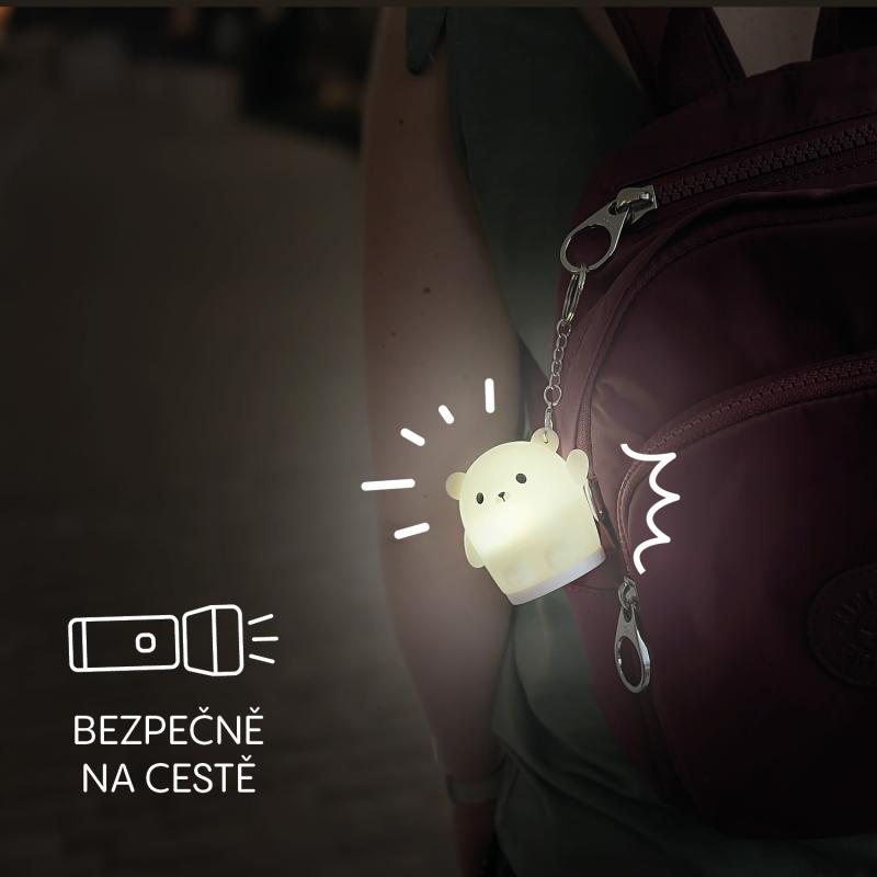 Silikónové závesné svetlo LED, Bear 6