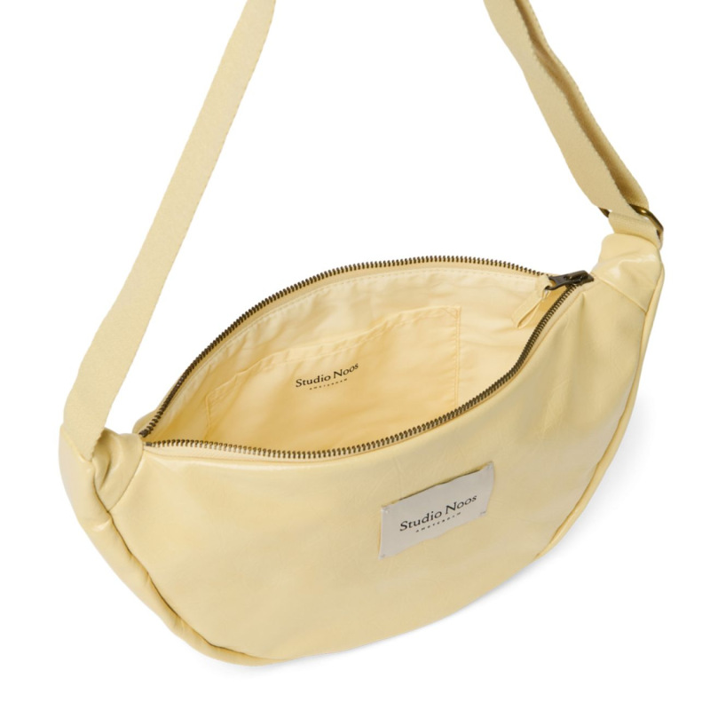 STUDIO NOOS - Leather Adult FANNY kabelka | Butter Yellow 1