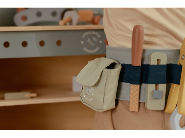 Opasok s dreveným náradím Blue 4