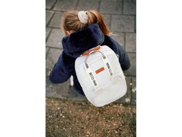 Detský batoh Mini Club Signature Off White 8