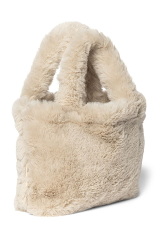 STUDIO NOOS - Faux Fur Mini Handbag | Natural 1