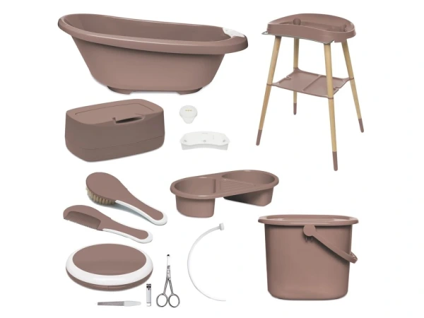 Bébé-Jou Digitálna sada na kúpanie Sense 8-dielna Mocha Mousse