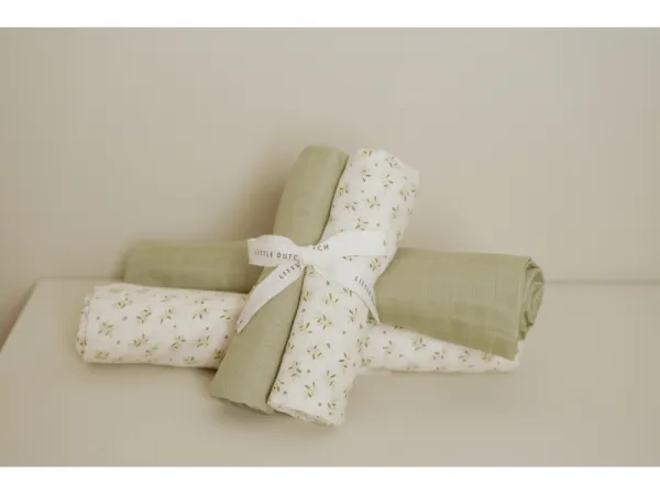 Plienky 70x70cm Blueberry Leaves & Sage 2 ks 1