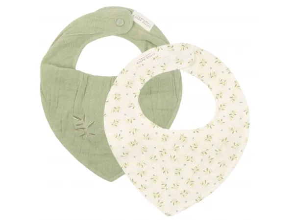 Podbradník bandana Blueberry Leaves & Sage 2 ks