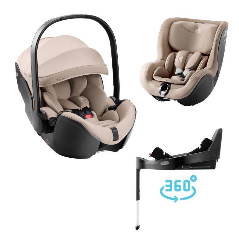 Autosedačka set Baby-Safe Pro + Vario Base 5Z + autosedačka Dualfix 5z Style, Teak