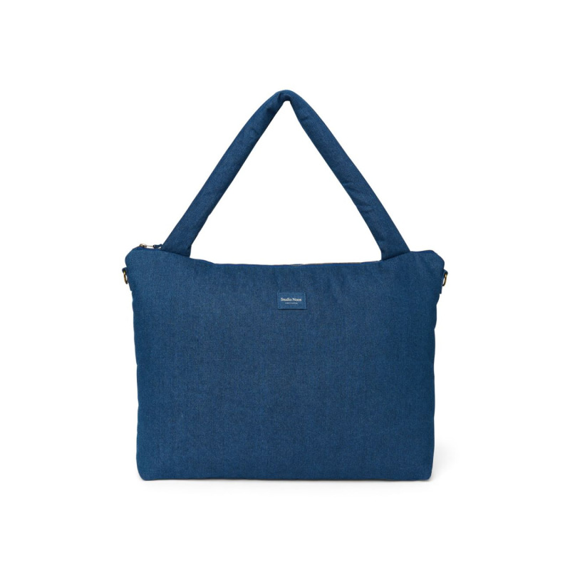 STUDIO NOOS - Denim DIAPER BAG - prebaľovacia taška | Dark Blue