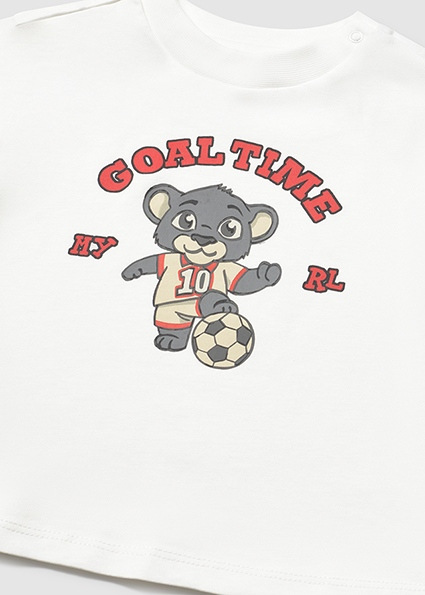 Mayoral tričko "Goaltime" Cream 1