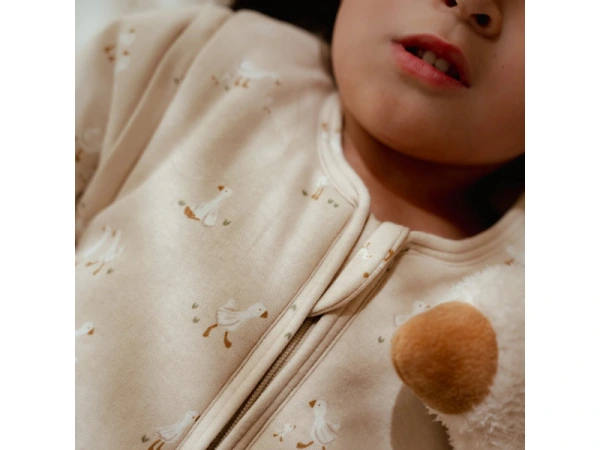 Spací vak s oddeliteľnými rukávmi 90 cm Husa Newborn Naturals 6