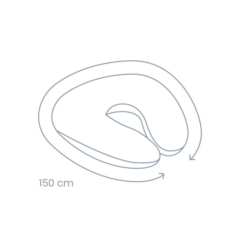 Doomoo Softy multifunkčný vankúš, LEOPARD CREAM 9