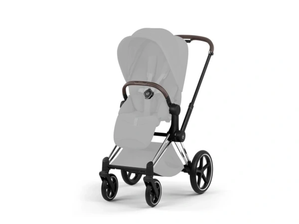 Cybex PRIAM Style Podvozok + rám sedenia - Chrome Brown 1