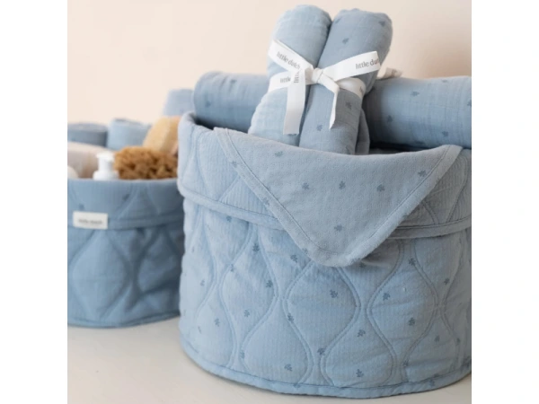 Mušelínové plienky 70×70 cm Pure Denim Blue 1