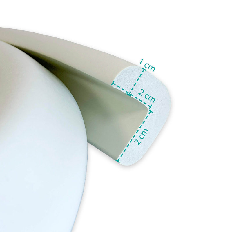 Penový mäkký ochranný pás, off white 1