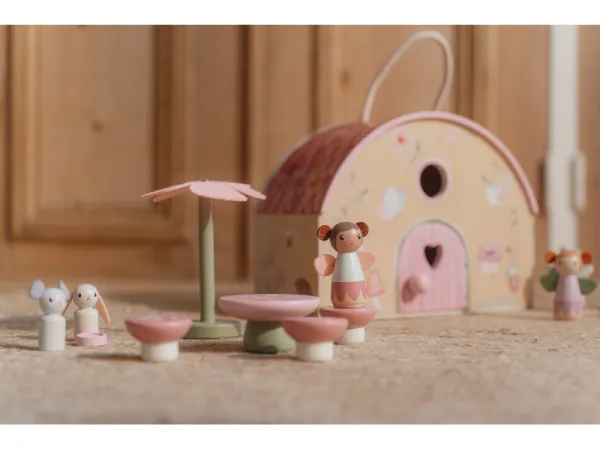 Domček pre víly drevený prenosný Fairy Garden 14