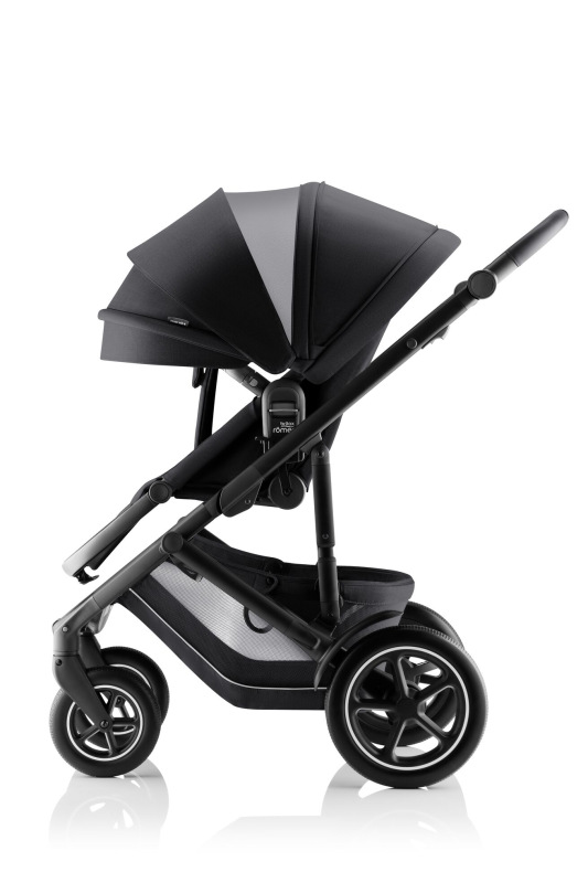 Sada kočíka Smile 5Z + hlboká vanička + autosedačka Baby-Safe PRO Style, Carbon Black 8