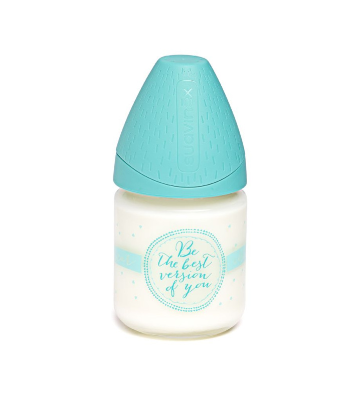 SUAVINEX | MFL FĽAŠA SKLO 120 ml - ZELENÁ/BEST 1