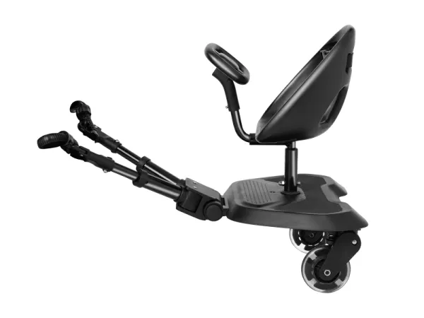 Stúpadlo ku kočíku so sedátkom Ally XL Black 2