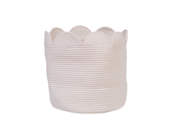 Kôš na hračky Kvetina Off White 35x35x35 cm 2