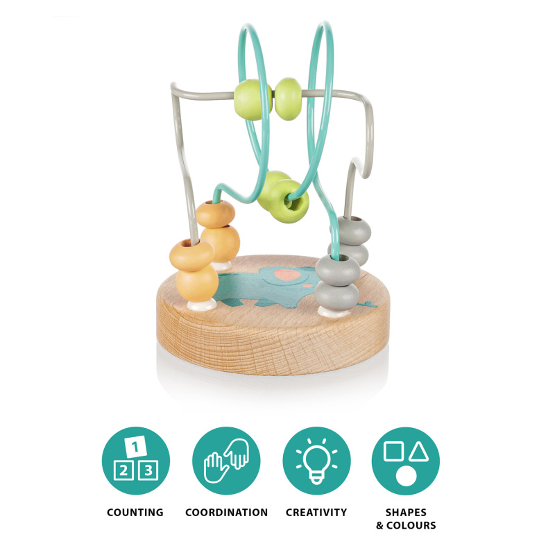 Dřevěná aktivity hračka, Elephant 3