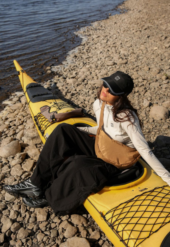 STUDIO NOOS - Technical Puffy FANNY PACK - kabelka | Honey Brown 6