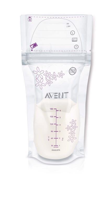 Avent sáčky na materské mlieko 180 ml 25 ks