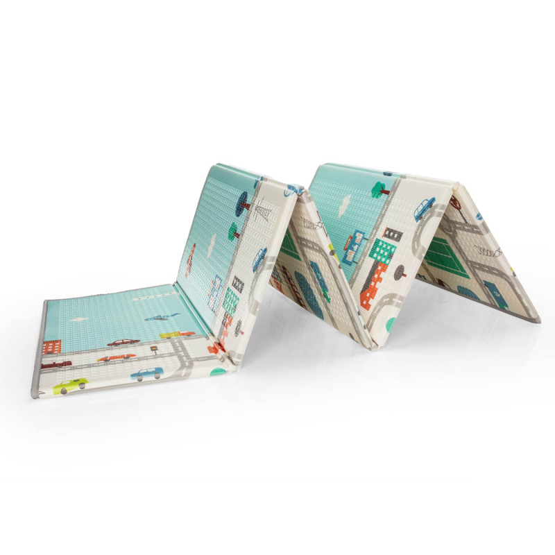 Multifunkční pěnová skládací podložka oboustranná 200x150, City 7