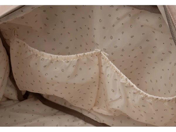 Prebaľovacia taška Embossed Lily Milky Coffee 6
