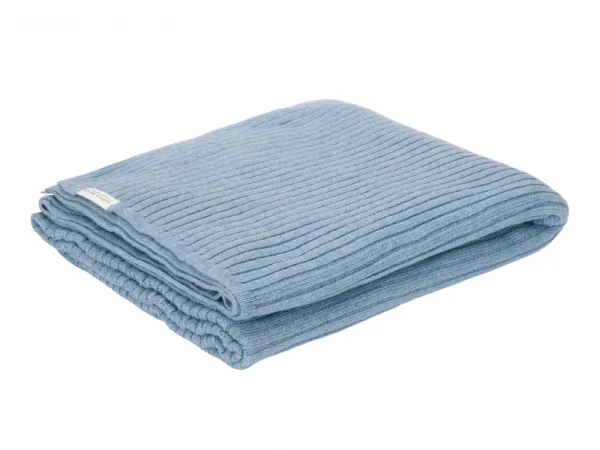 Deka pletená 70x100 cm Pure Denim Blue 1