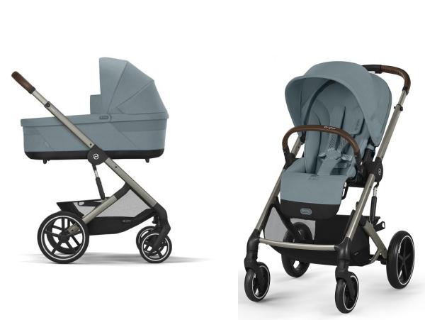 CYBEX BALIOS S Lux 2024 kombinovaný kočík STORMY BLUE