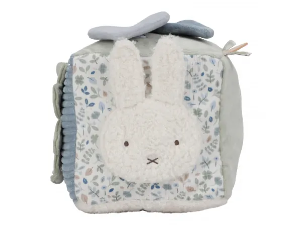 Kocka textilna králiček Miffy Lucky Leaves 7
