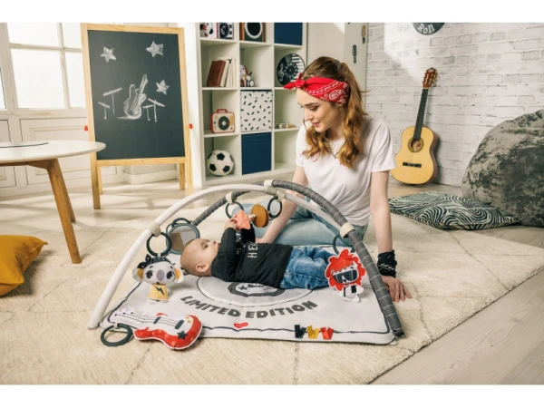 Hracia deka s hrazdou štvorcová Gymini Tiny Rockers 5