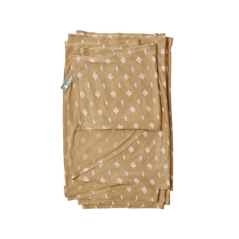 ERGOBABY | ŠÁTEK/Aura Sustainably Sourced Knit Baby Wrap - Camel Harvest 2