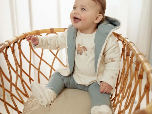 Kabátik obojstranný Stone Blue veľ. 74 7