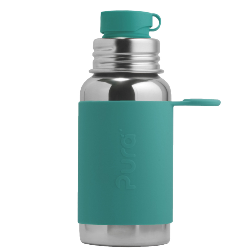 PURA Nerezová fľaša so športovým uzáverom 500ml, Mint