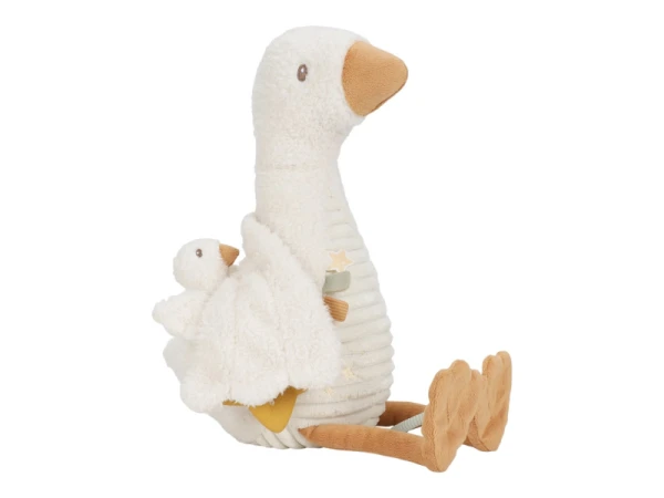 Hus plyšová s aktivitami Newborn Naturals 4