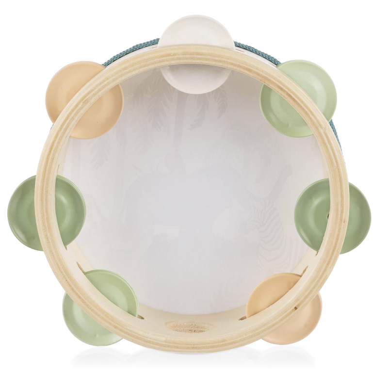 Drevená detská tamburína 3