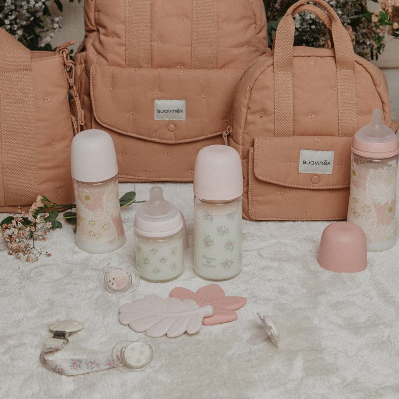 SUAVINEX | HRYZÁTKO POETRY list - ružový 1