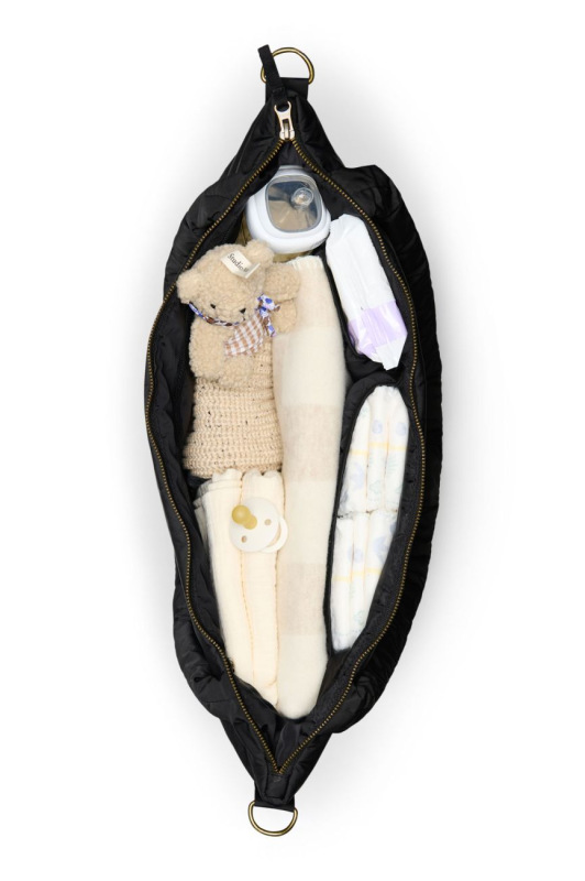 STUDIO NOOS - Puffy DIAPER BAG - prebaľovacia taška | Black 6