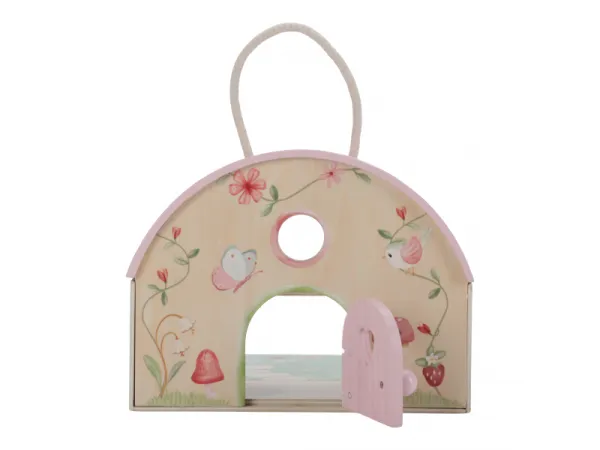 Domček pre víly drevený prenosný Fairy Garden 10