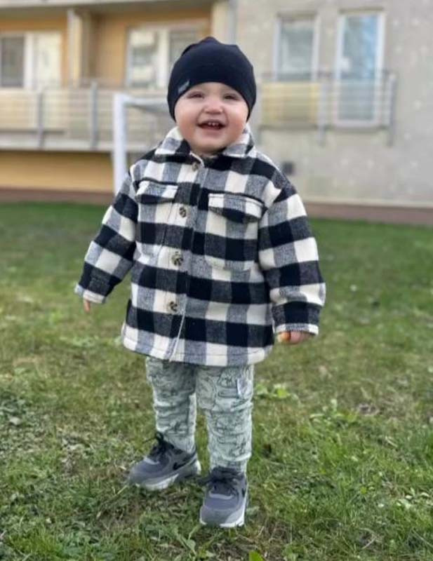 Bavlnená detská čiapka dvojvrstvová BySues - ČIERNA 5