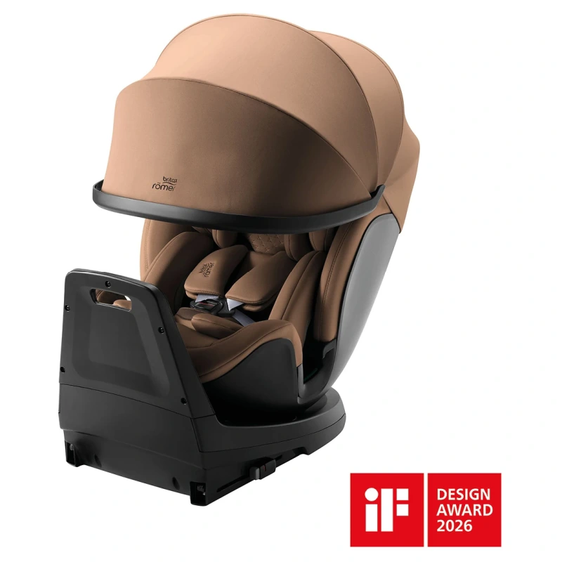 Autosedačka Swivel AIR Lux, Warm Caramel