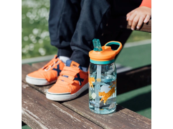 Plastová fľaša s náustkom Glow Kids Tigers 580 ml 1